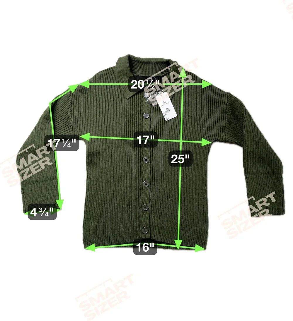 Lillusory Sweater Womens Small Button Up Ribbed Collared Cardigan Pullover Top